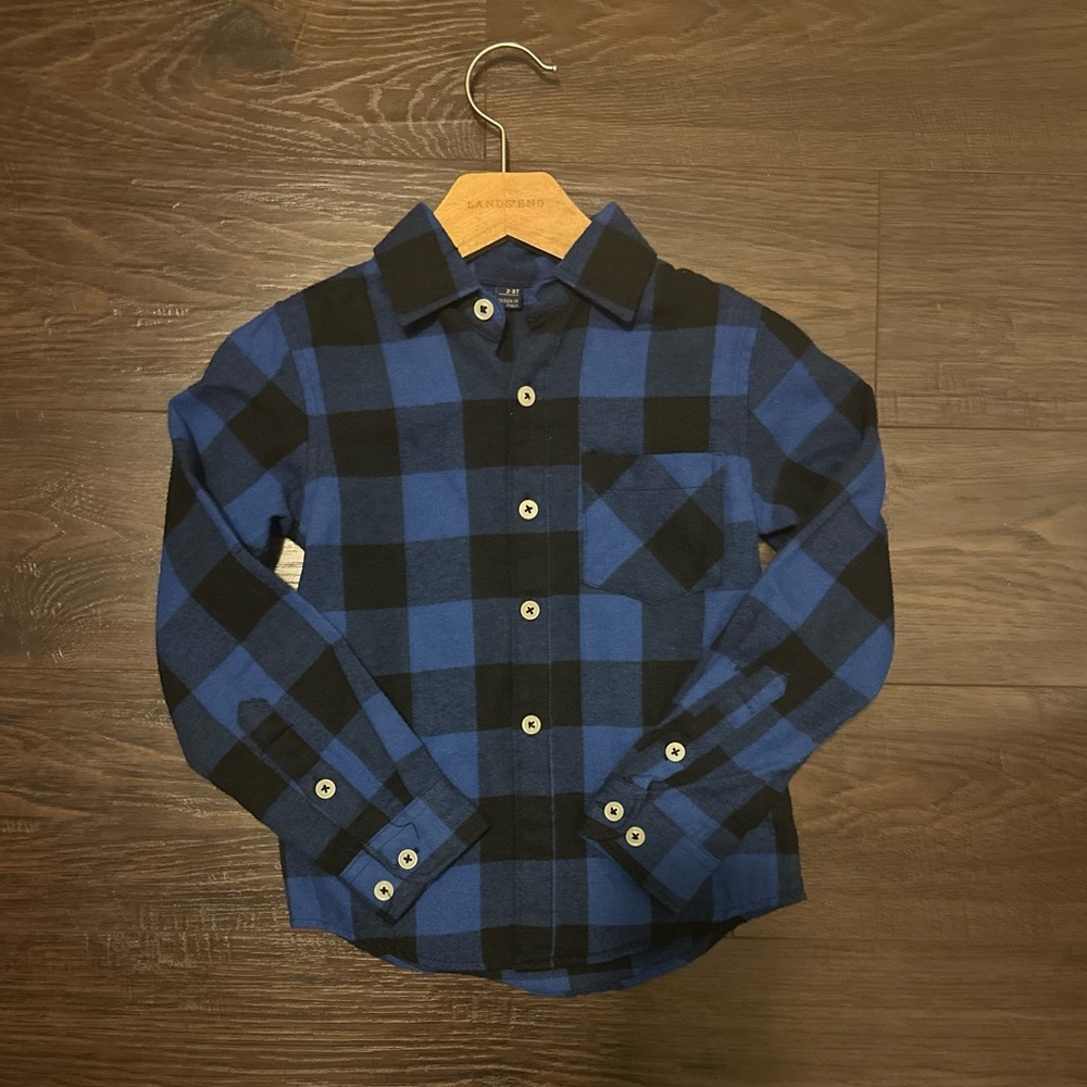 Checkered shacket